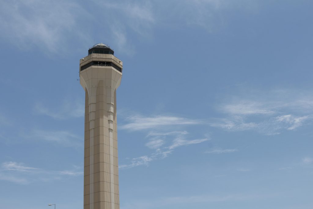 FAA Air Traffic Control Tower at Miami International Airport, Miami, Florida